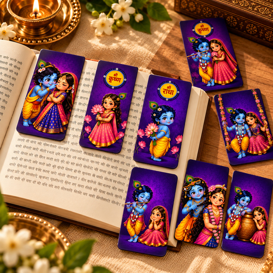 Radha Krishna Magnetic Bookmarks