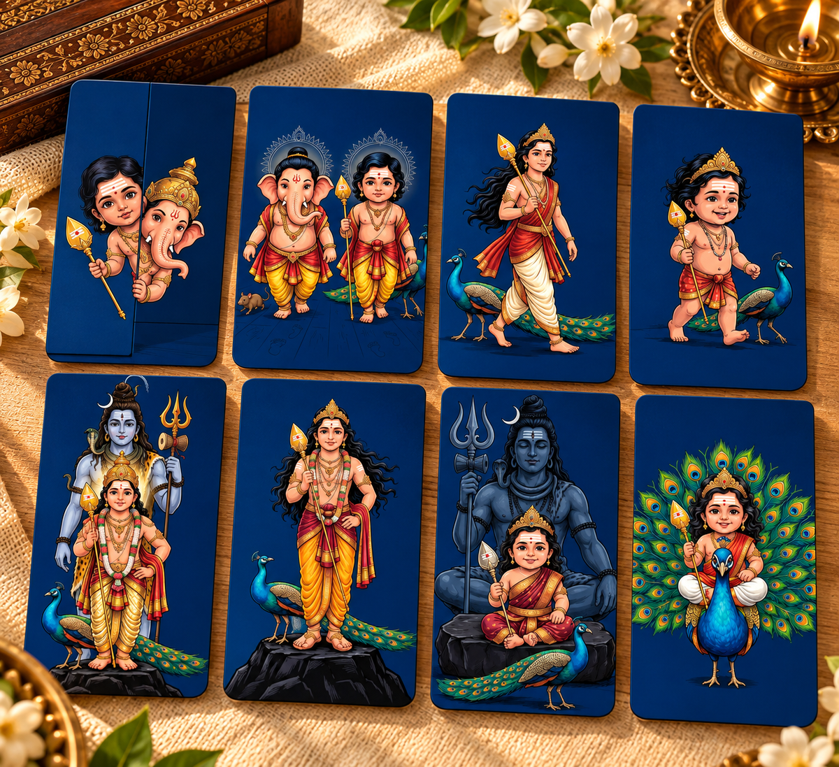 Murugan Magnetic Bookmarks Set 2