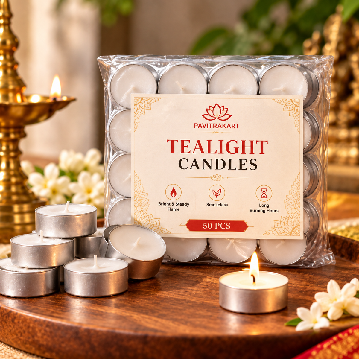 Tealight Candles – 3 Hours Long Burning