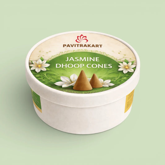 Pavitrakart Jasmine Dhoop Cones premium natural fragrance for puja and meditation