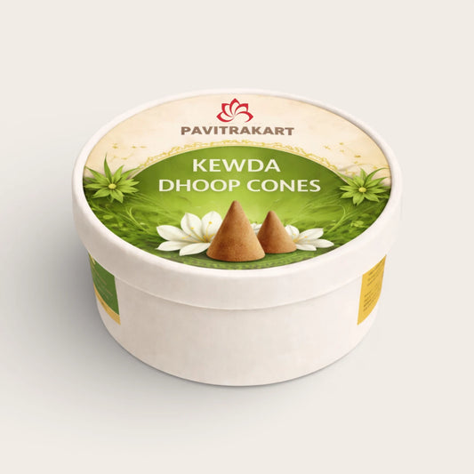 Pavitrakart Kewda Dhoop Cones premium kewda fragrance for puja room and temple